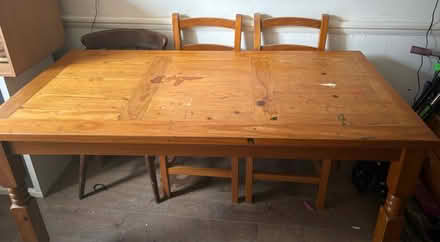 Photo of free Pine wood table (Calcot RG31 7ZT) #1