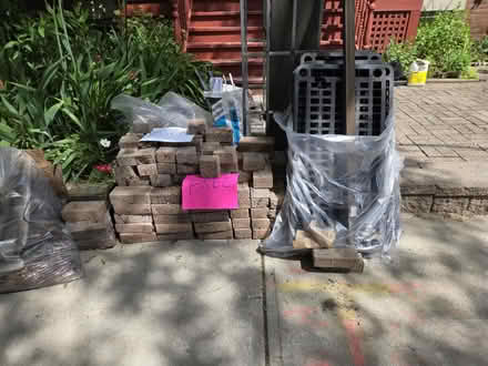 Photo of free Paving Stones, storage rack (Cabbagetown) #1