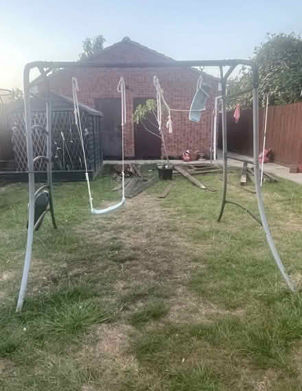 Photo of free Swing set with climbing frame (Eastfield PE1) #1