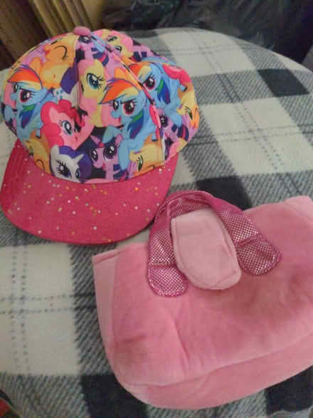 Photo of free My little pony hat and small pink bag (Earley RG6) #1