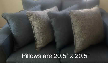 Photo of free 4 accent pillows (blue, grey) (Brightwood NW (off of Georgia)) #1