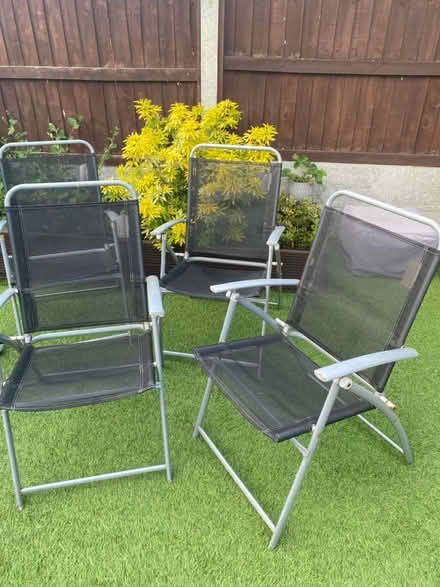 Photo of free 4x foldable garden chairs (Galleywood CM2) #1