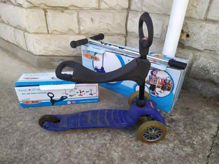 Photo of free Mini micro scooter, including seat and o-bar (Kidlington OX5) #2