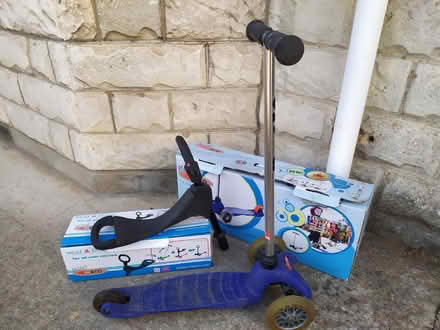 Photo of free Mini micro scooter, including seat and o-bar (Kidlington OX5) #1