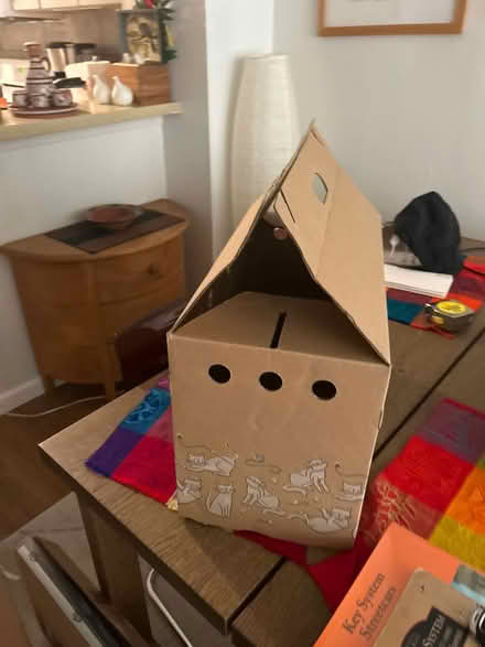 Photo of free Cat Carrier - cardboard (Claremont Hills, Oakland) #2