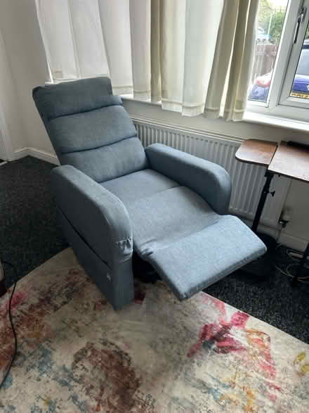 Photo of free Pepe Blue Electric Recliner Chair (Bradford Bd10) #2
