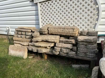 Photo of free Old Landscaping Edging Stones (Toms River) #1