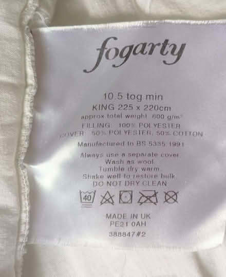 Photo of free Two duvets - King size (Bromham MK43) #2
