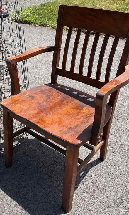 Photo of free solid wooden chair N.Medford (Elm street opposite Aquavia rd) #1
