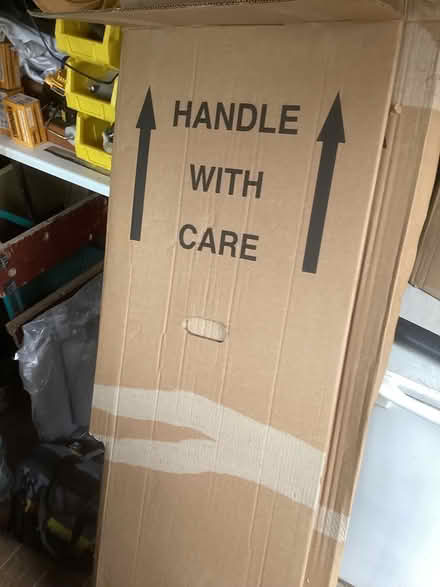Photo of free 2 Garment Hangers/Small Moving Box (Eastwood, SS9) #1