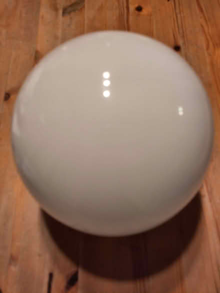 Photo of free Globe - white glass, lightshade (Henleaze Ward BS9) #3