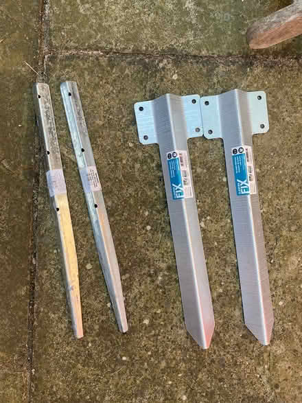 Photo of free Metal corner stakes (Bedford) #2