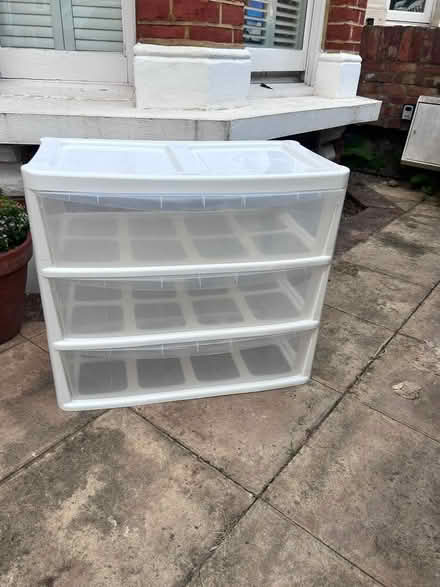 Photo of free Plastic drawers (SW18) #1