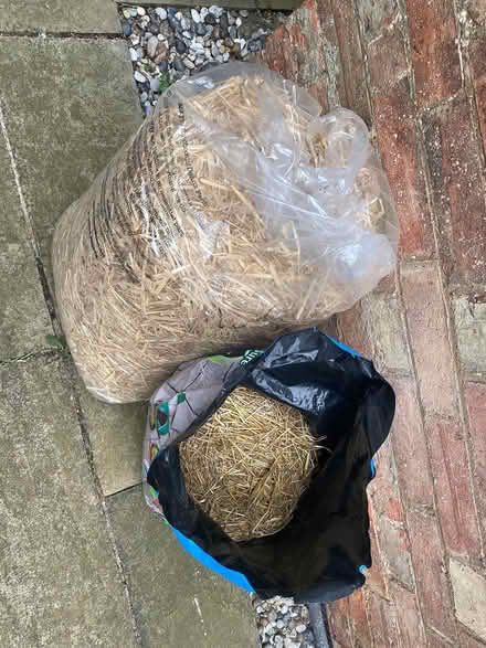 Photo of free Straw/hay for animal bedding (Bedford) #1