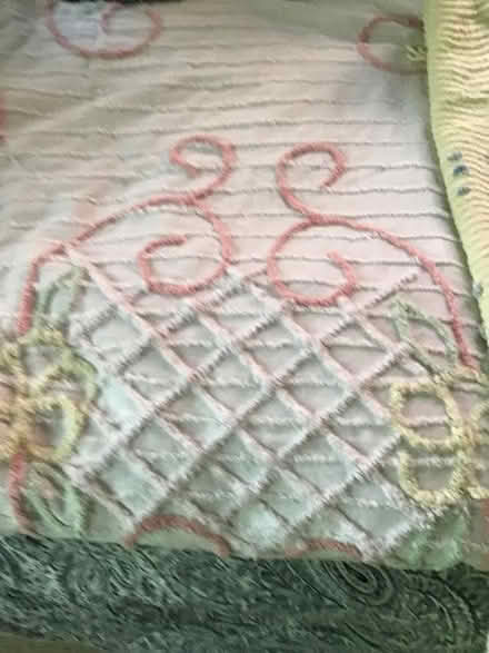 Photo of free vintage Chenile bedspreads (ward area by york rd) #1