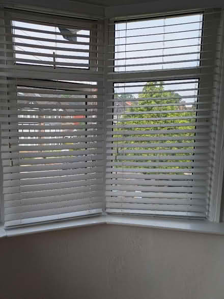 Photo of free 6 White Venetian blinds (Bounds Green N11) #2