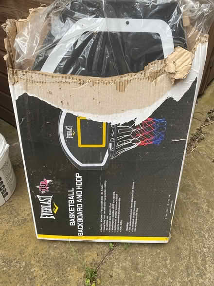 Photo of free Basketball hoop (never used) (Bedford) #1