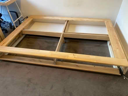 Photo of free IKEA Malm double bed base (Caulfield) #1