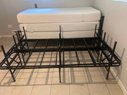 Photo of free 3 twin mattresses and frames (Chicago, il) #1