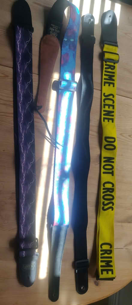 Photo of free 4 guitar straps (Baldock (SG7)) #1