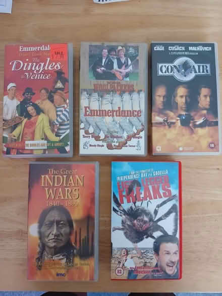 Photo of free 5 VHS Video Films (Henlow SG16) #1