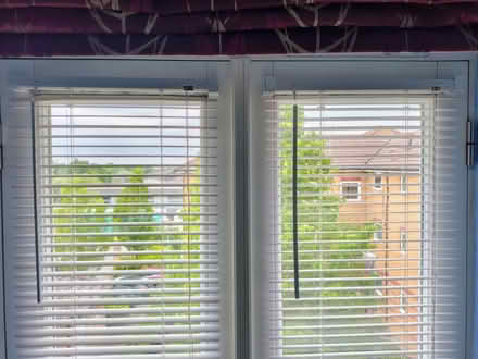 Photo of free White slatted blinds (south Harlow) #3