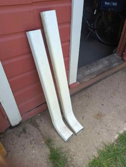Photo of free 2 Downspout Extensions & angles (Ann Arbor, Central Campus) #1
