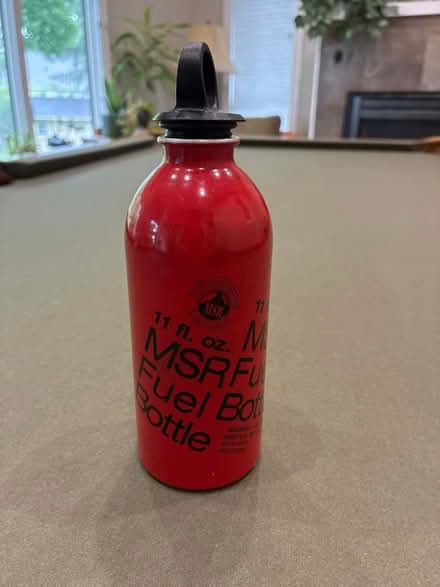 Photo of free MSR white fuel bottle for camping (Off Colesville inside beltway) #1