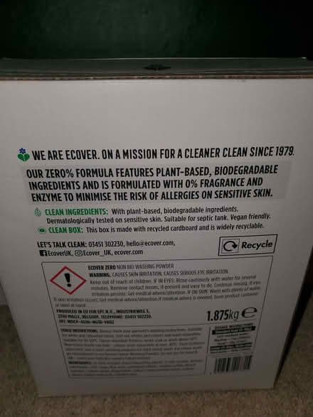 Photo of free Laundry powder, Ecover (Moortown LS17) #2