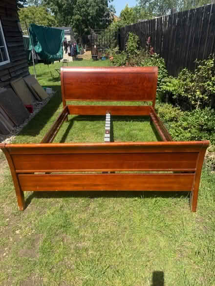 Photo of free Kingsize bed frame (Faringdon SN7) #1