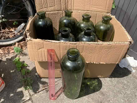 Photo of free Nice green jars/vases (West Molesey.) #1