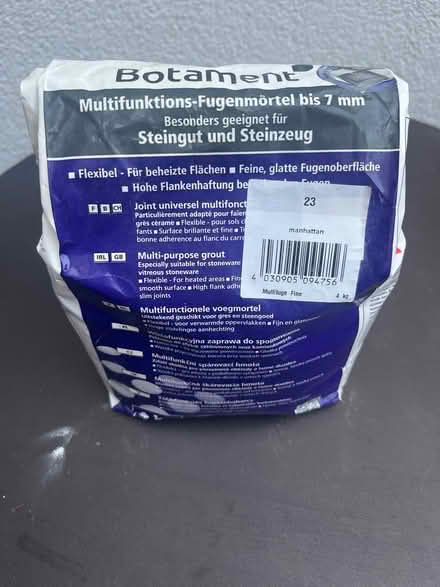 Photo of free Tile Grout Full Bag (South Dublin) #2