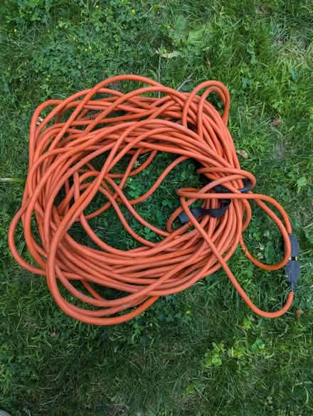 Photo of free Very long 3-prong extension cord (Ann Arbor, Central Campus) #1