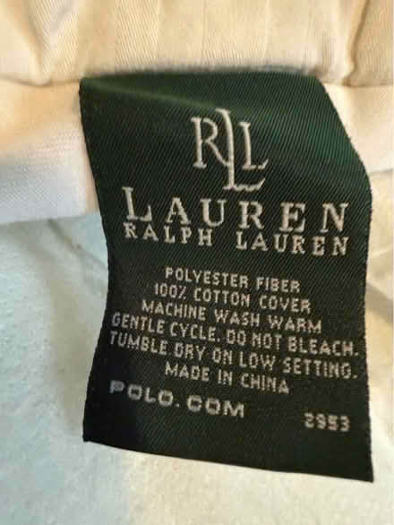 Photo of free Full/dble mattress cover-R. Lauren (16th St Hts WDC) #2