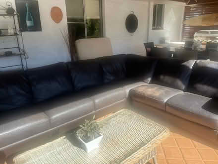Photo of free Leather suite (Duncraig) #3