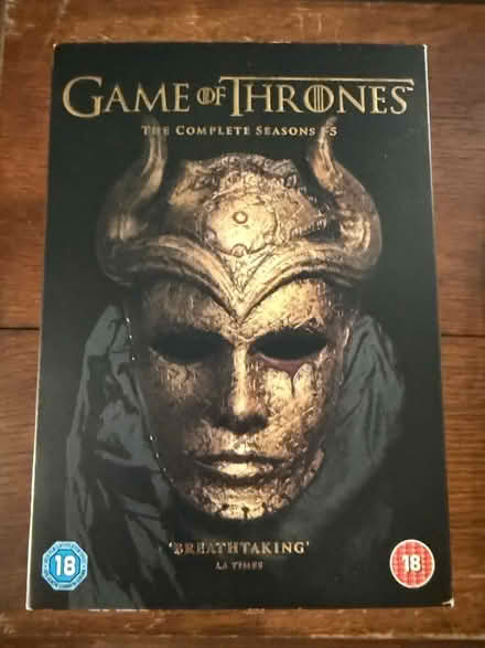 Photo of free Game of Thrones Series 1-5 DVD (Eastbourne BN21) #1
