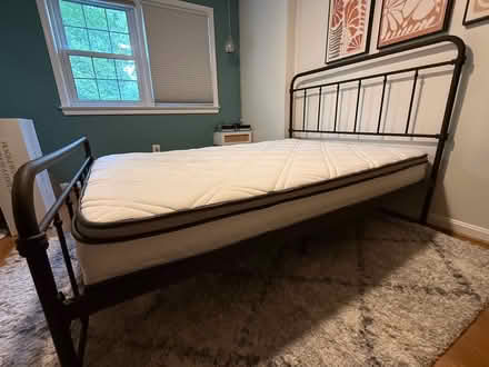 Photo of free Boho Full/Double metal bed frame (Zip 22306 Alexandria) #3