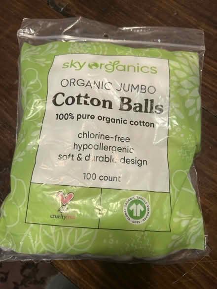 Photo of free 2 packs 100 cotton balls unopened (Capitol View) #1