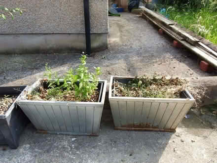 Photo of free 2 Metal Garden Troughs (Vale LA1) #1