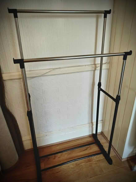 Photo of free Double‐Rod Clothes Rack (White City, W12) #1