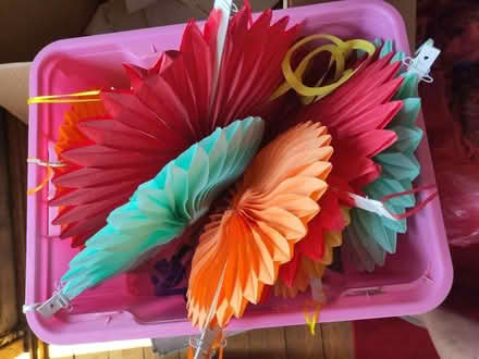 Photo of free Paper Party Decorations (Little Kingshill HP16) #1