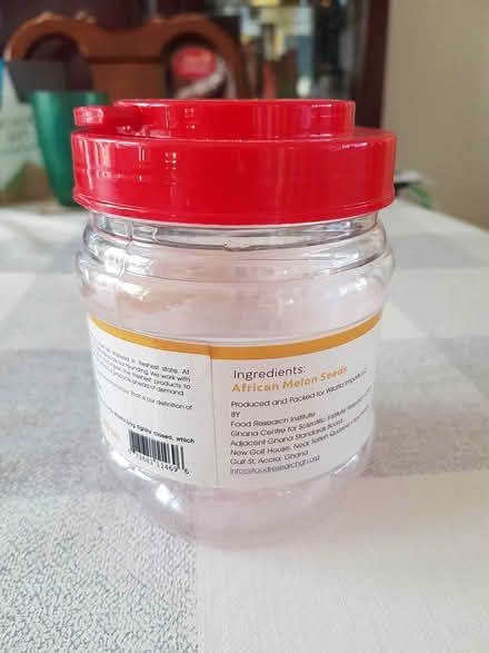 Photo of free Plastic storage jars with lids (Goldington, Bedford) #1