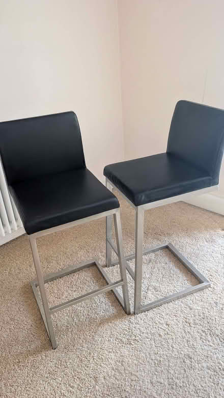 Photo of free Black bar Stools (Northenden M22) #1