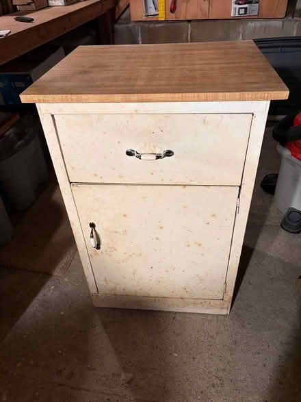 Photo of free Metal storage cabinet (Elm street opposite Aquavia rd) #1