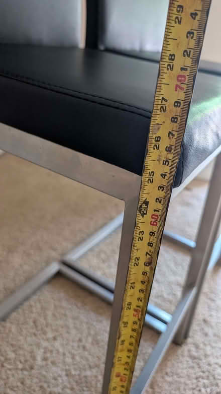 Photo of free Black bar Stools (Northenden M22) #3