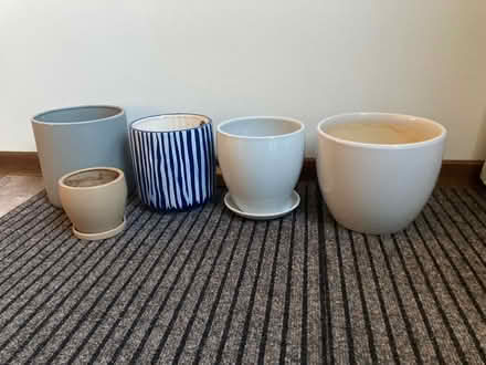 Photo of free Ceramic indoor plant holders (Griffith ACT) #2