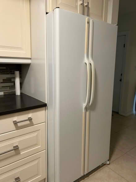 Photo of free GE White Refrigerator (Davie, FL) #1