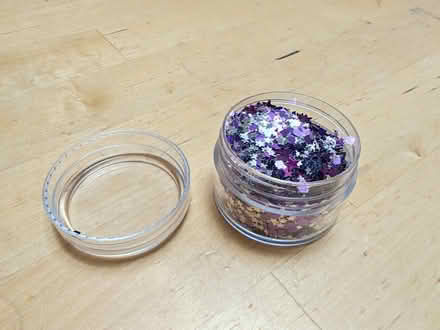 Photo of free Jar of purple & silver stars (Barbourne, WR1) #1
