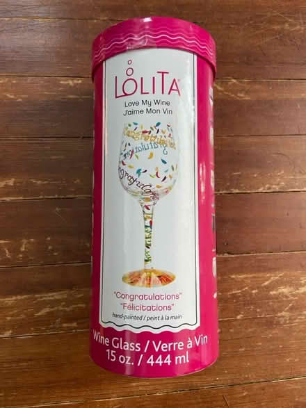 Photo of free Congratulations wine glass (Catonsville) #1