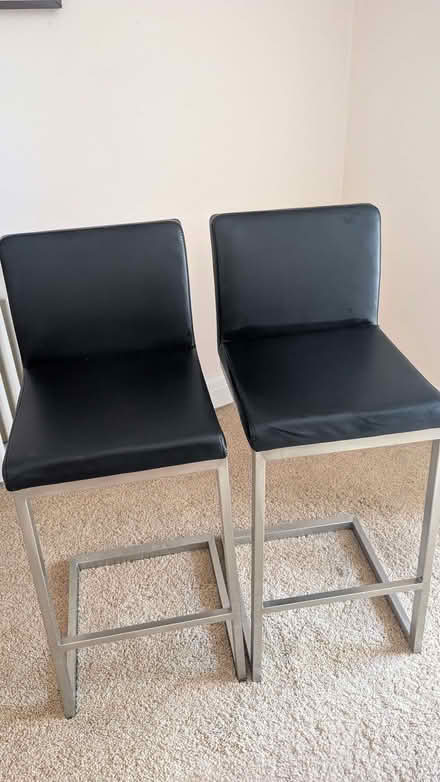 Photo of free Black bar Stools (Northenden M22) #2
